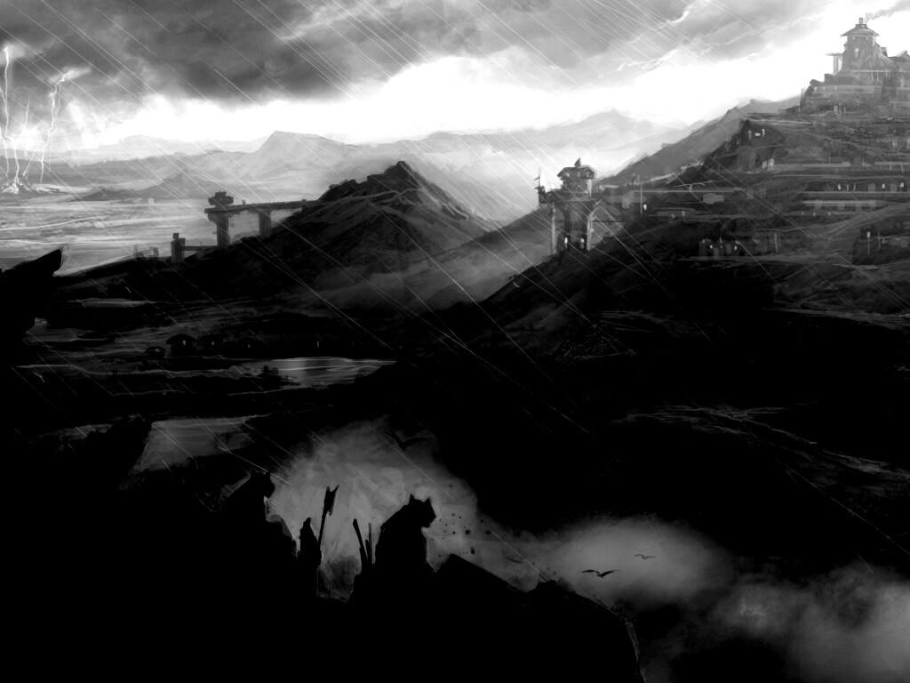 Пейзаж из Dragon Age 2 обои