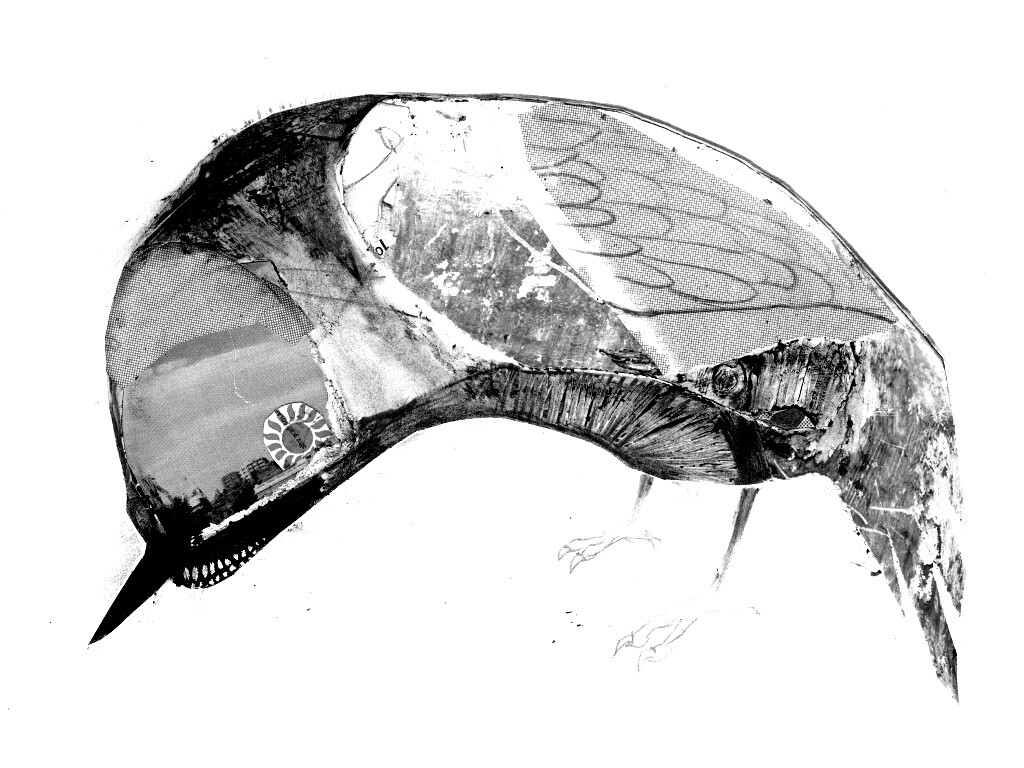 Аппликация Стефана Томпсона "Птица" обои
