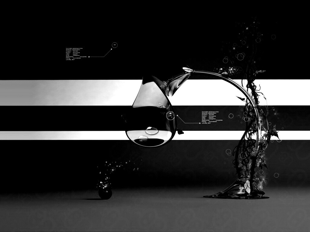 Футуристическая стеклянная лампа обои