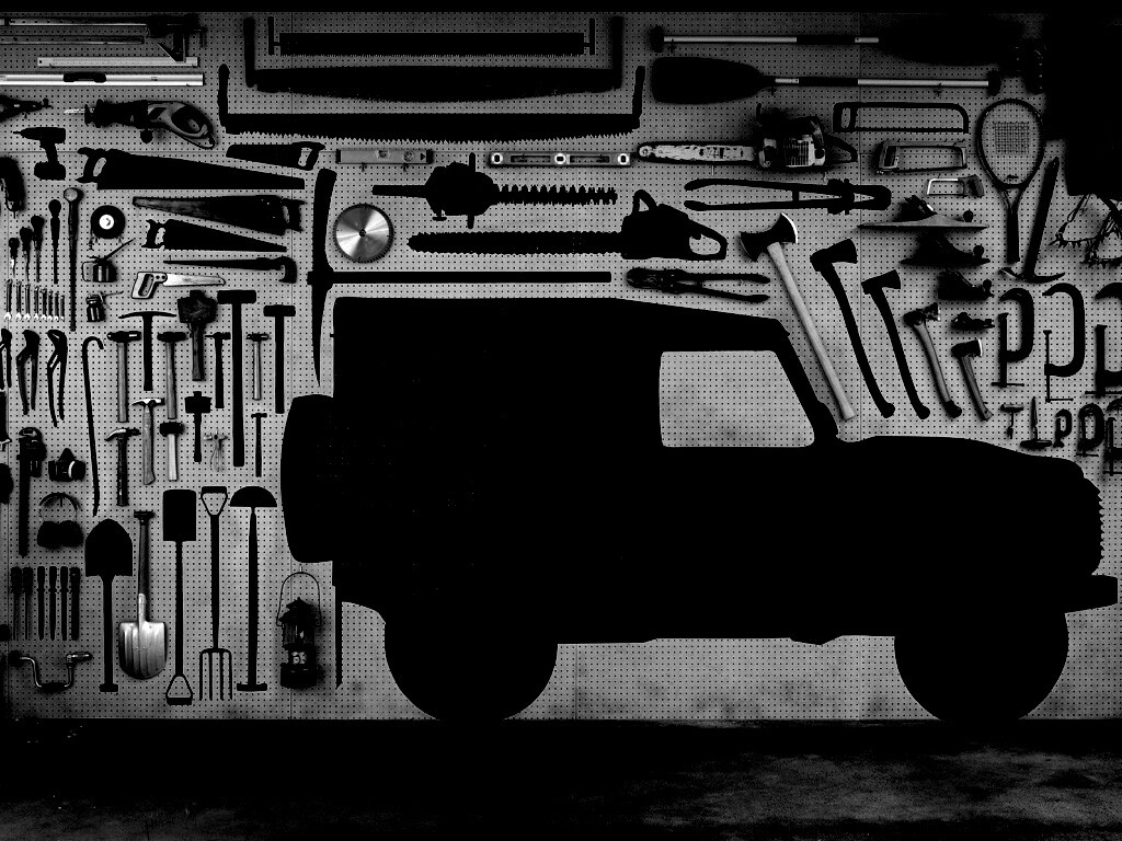 Типичный гараж обои