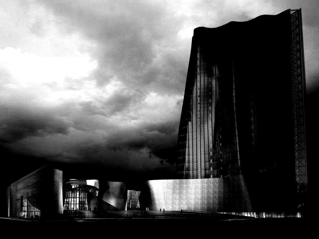 Здание обои