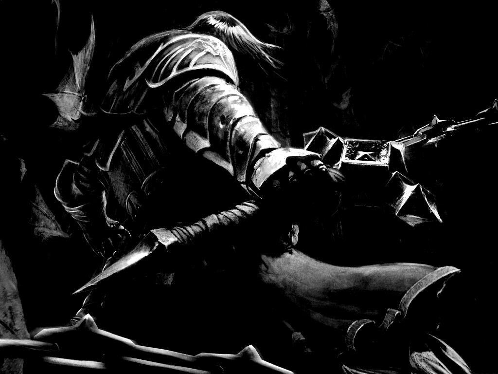 Воин с булавой обои