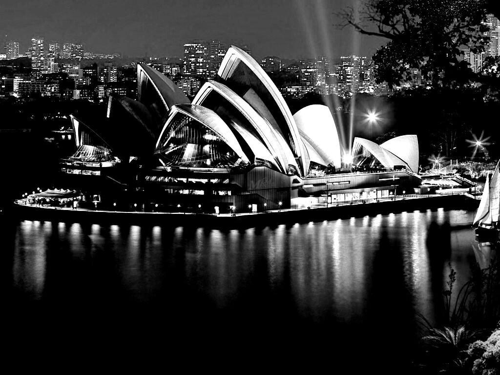 Здание оперного театра в Сиднее обои