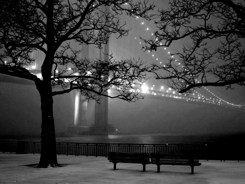 Вечер в Нью-Йорке обои