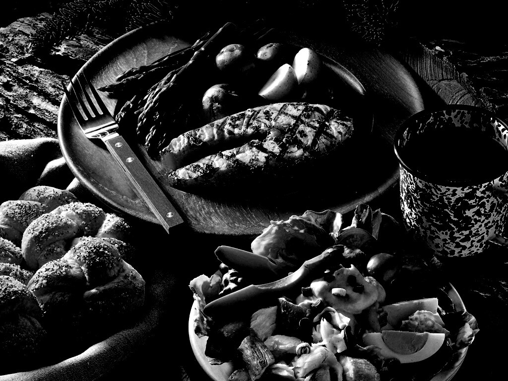 Сытный обед обои