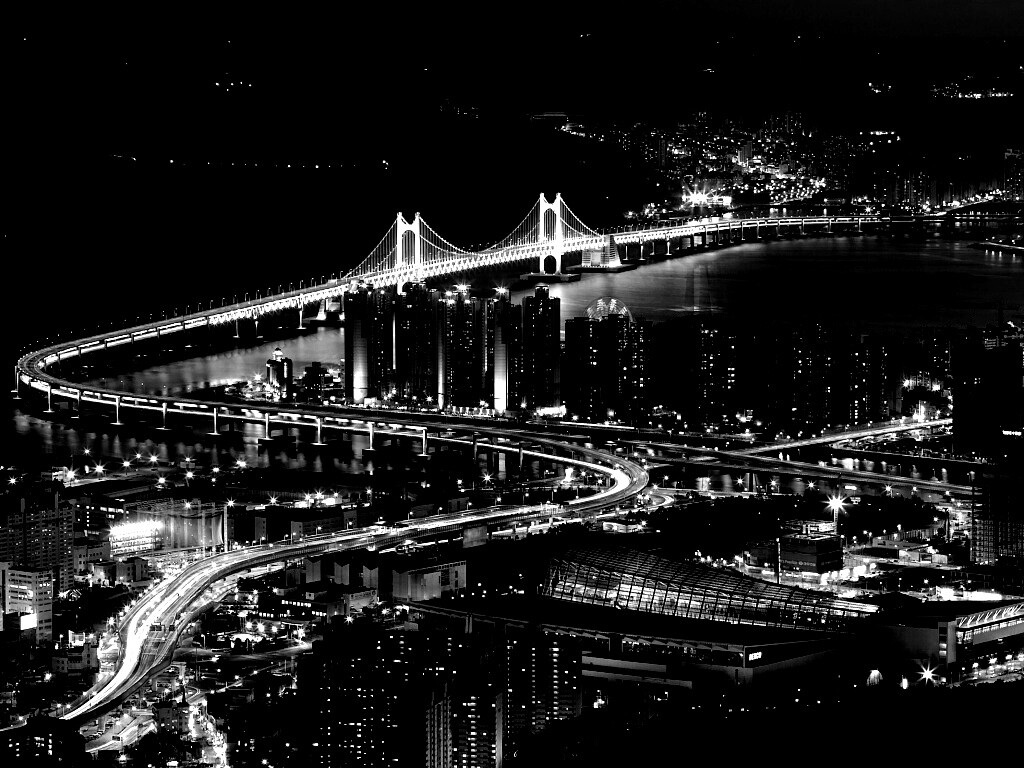 Ночной город обои