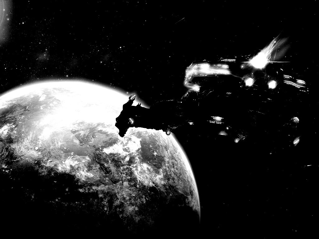 Hyperion летит к земле обои