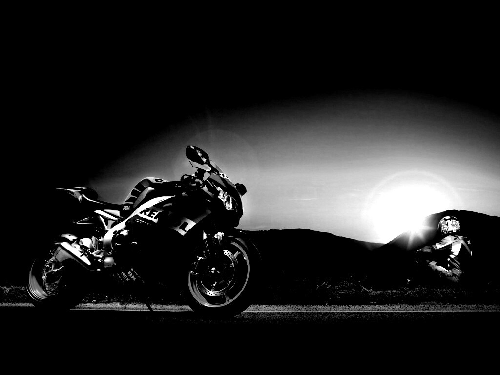 Мотоциклист и мотоцикл обои