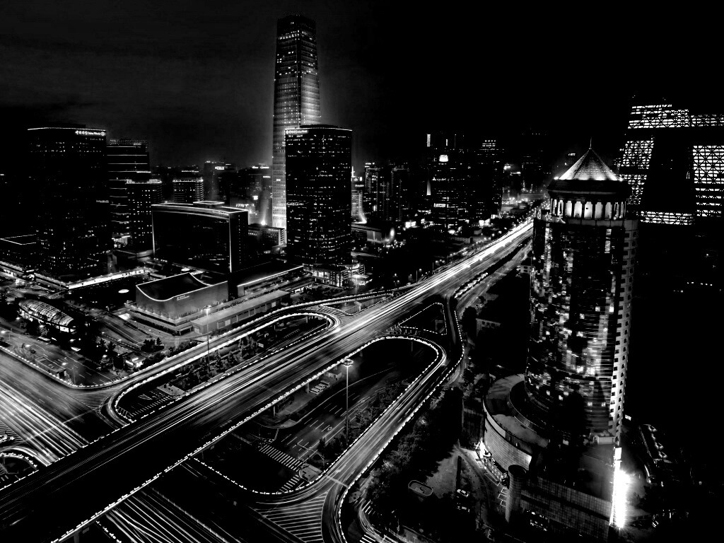 Городская развязка обои