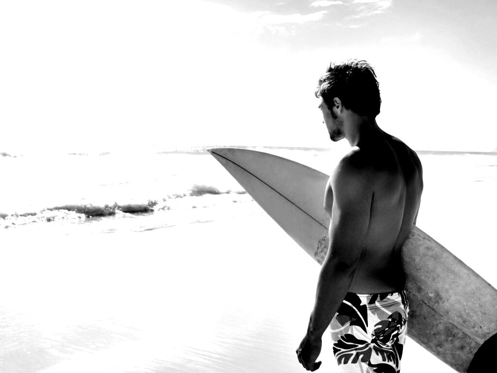 Собирается оседлать волну обои