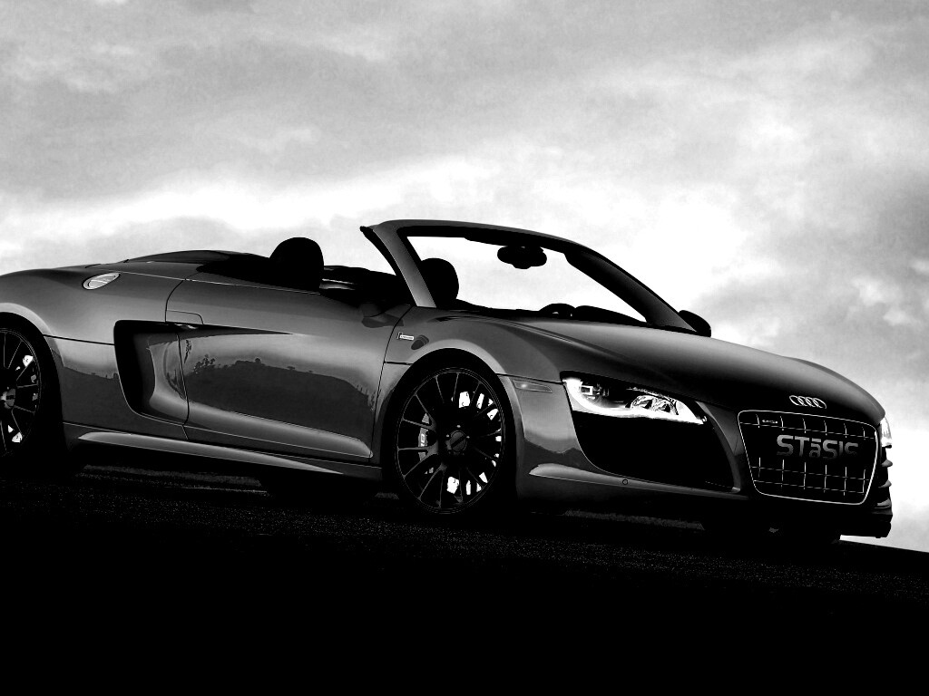 Красная Audi обои