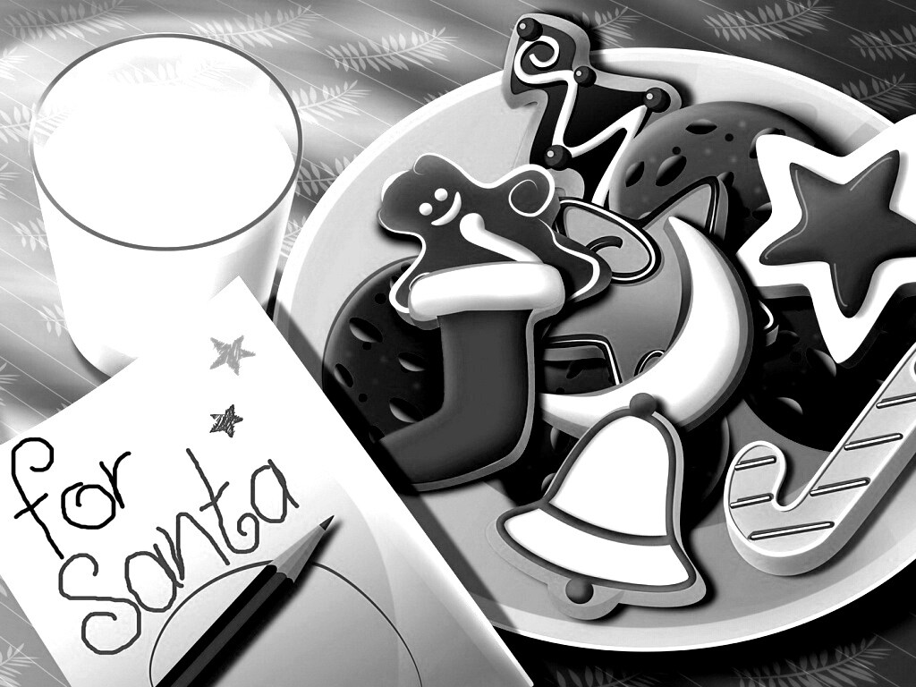 Сладости для санты обои