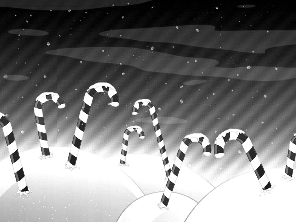 Леденцы в сугробах обои