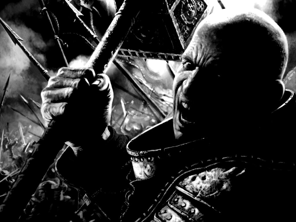 Воин с боевым молотом обои