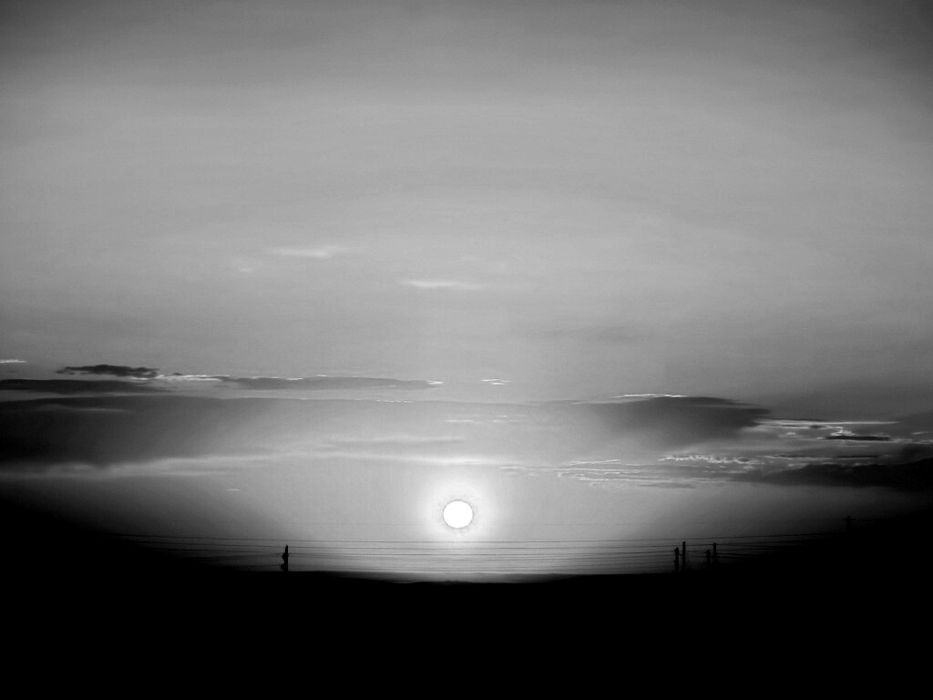 Сказочный закат обои