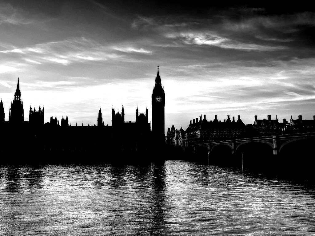 Биг-Бен на берегу Темзы обои