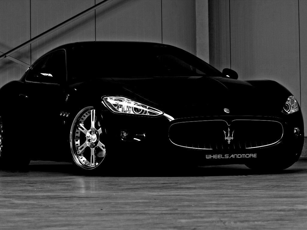 Черная мазерати Gran Turismo обои