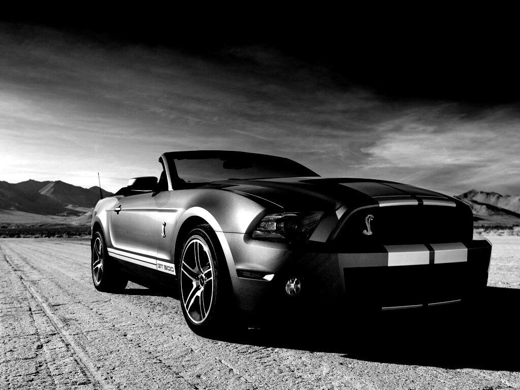 Ford Mustang на фоне гор обои