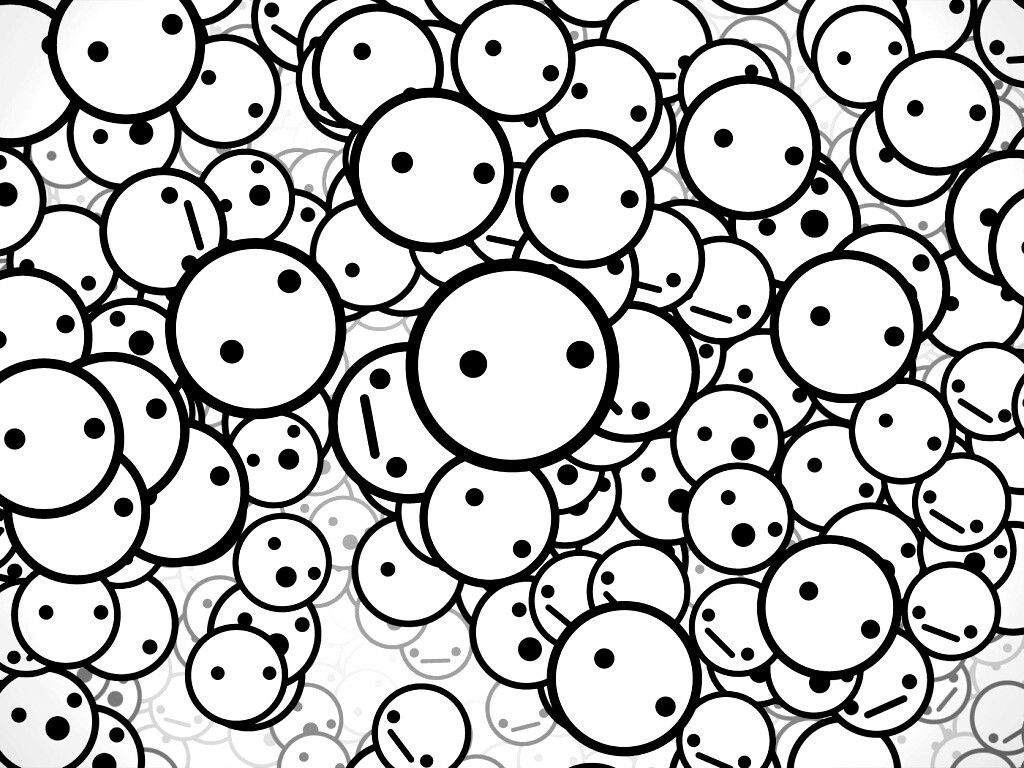 Фон из смайликов обои