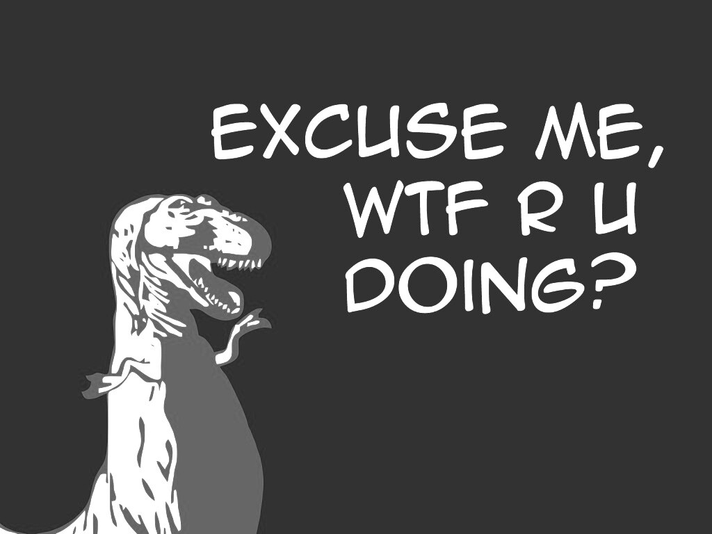 Excuse me, wtf are you doing? обои