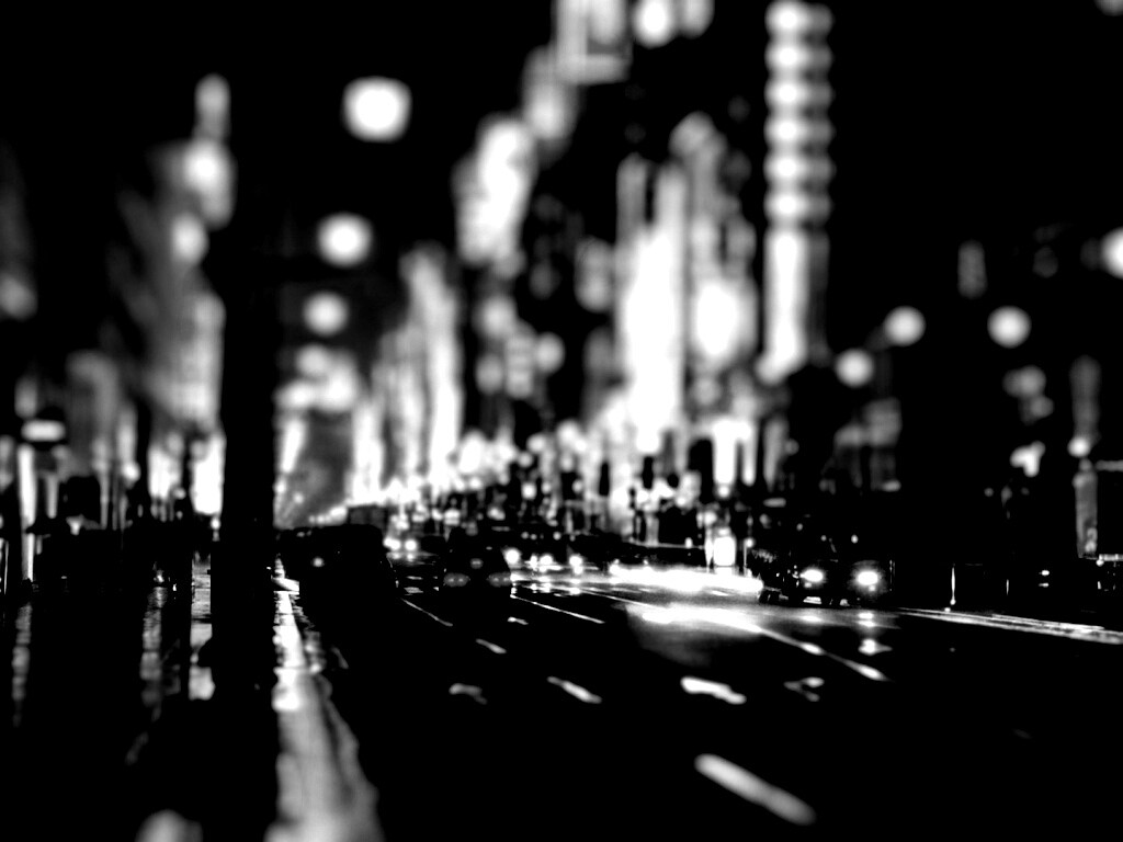 Игрушечный город огней обои