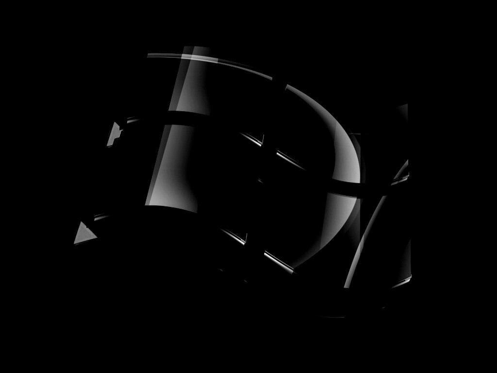 Стеклянный логотип Windows обои