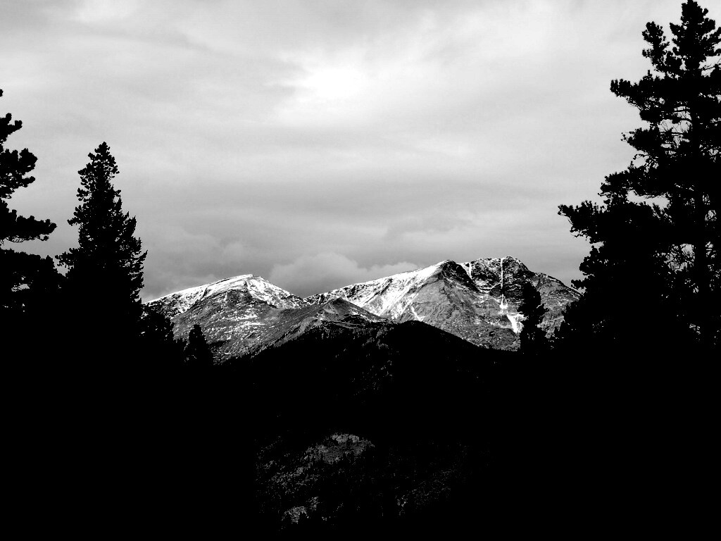 Вид на горы обои