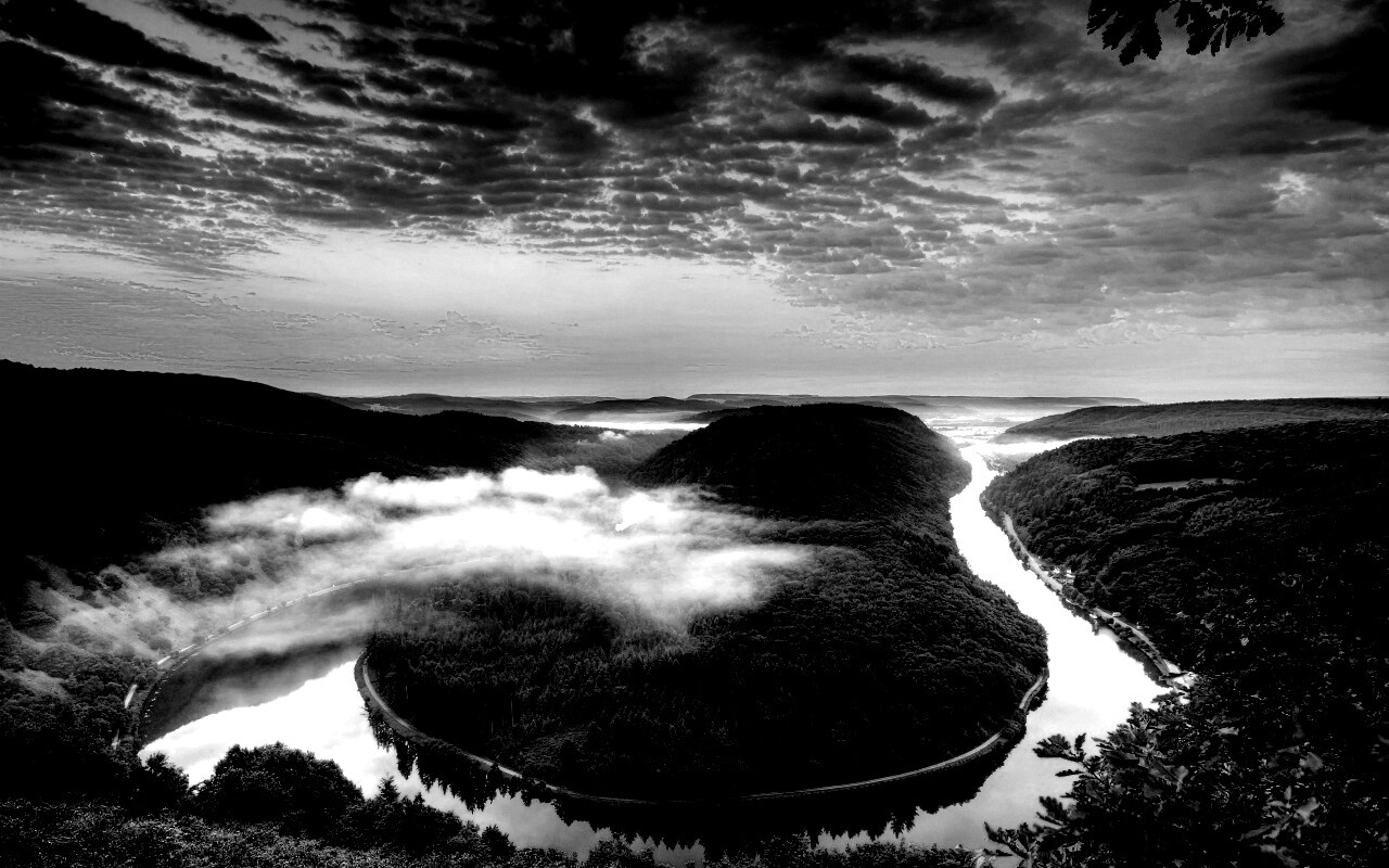 Кривая река обои