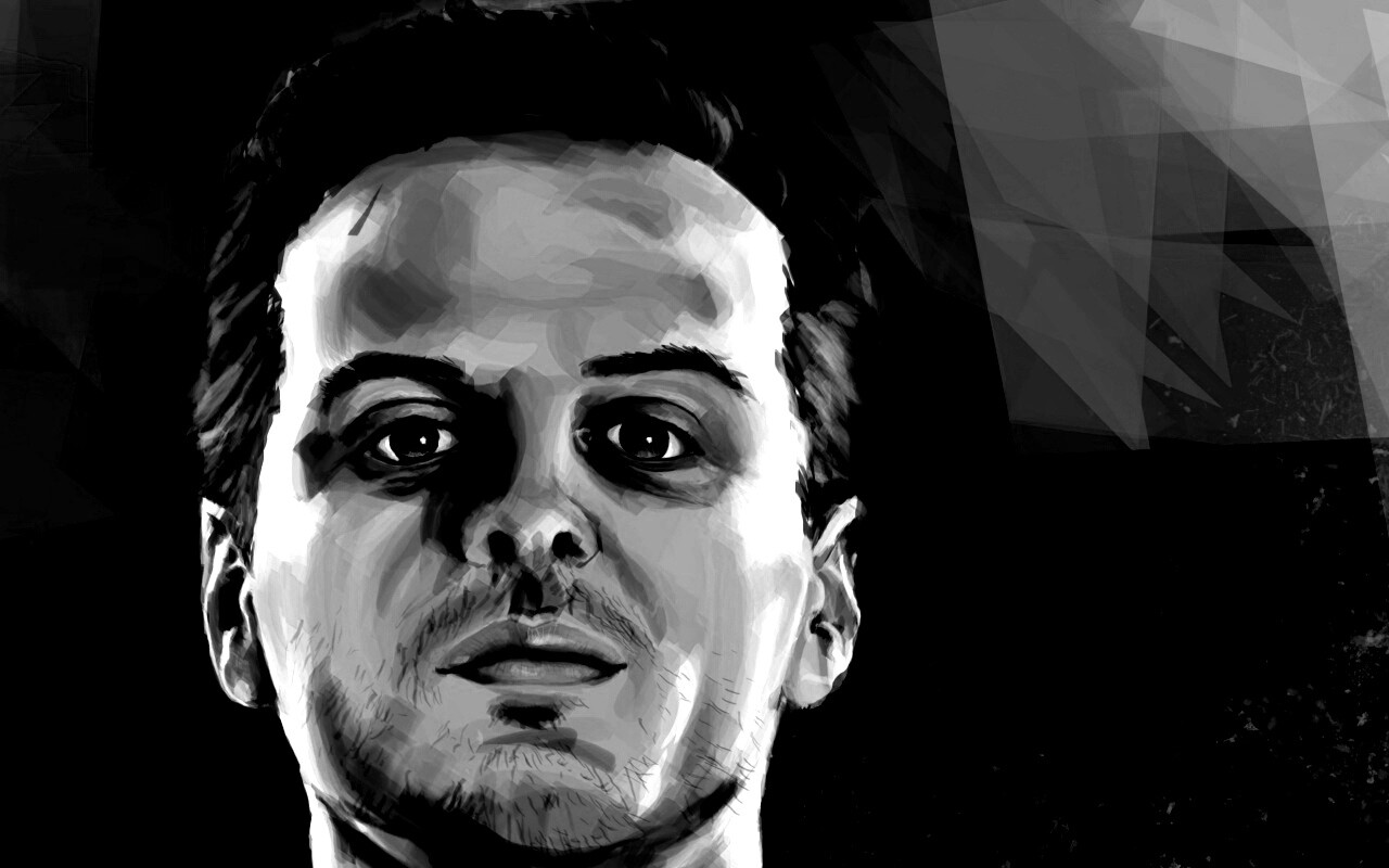 Портрет Джима Мориарти обои