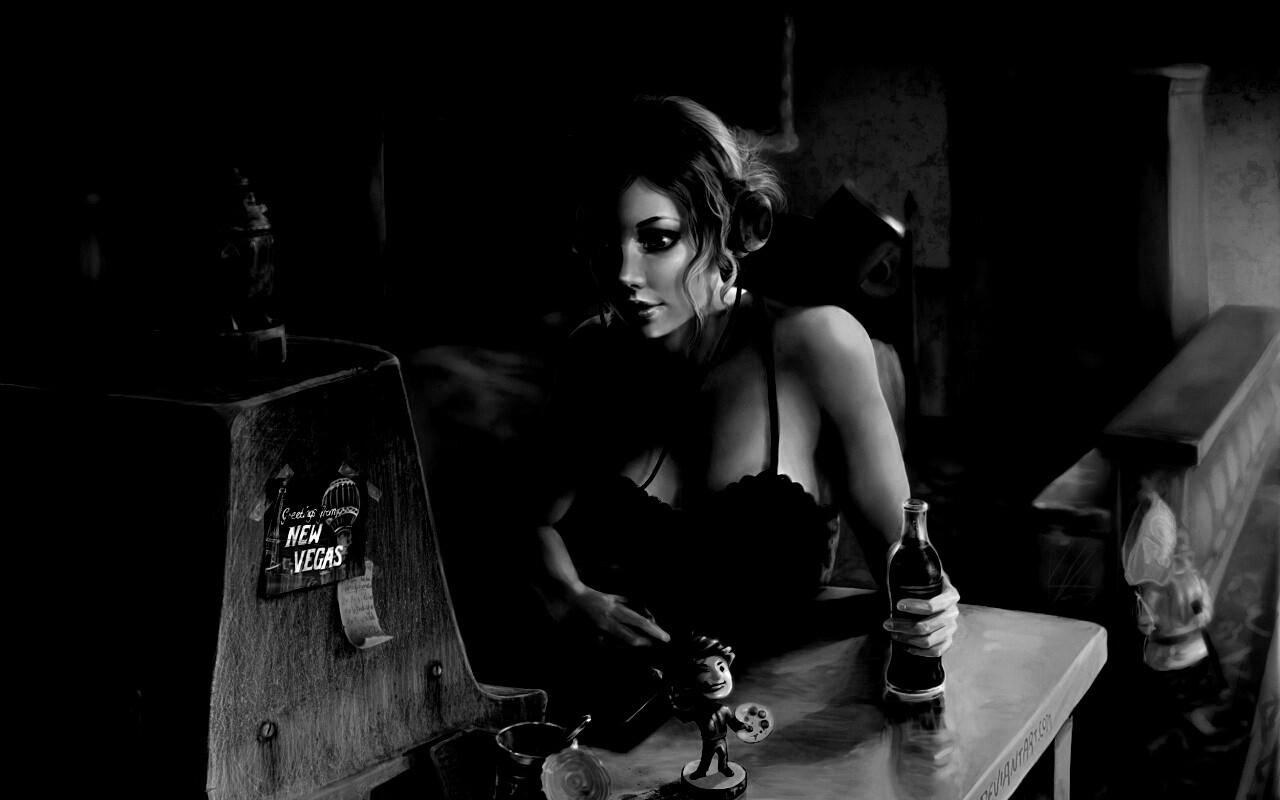 Девушка Одинокий странник обои