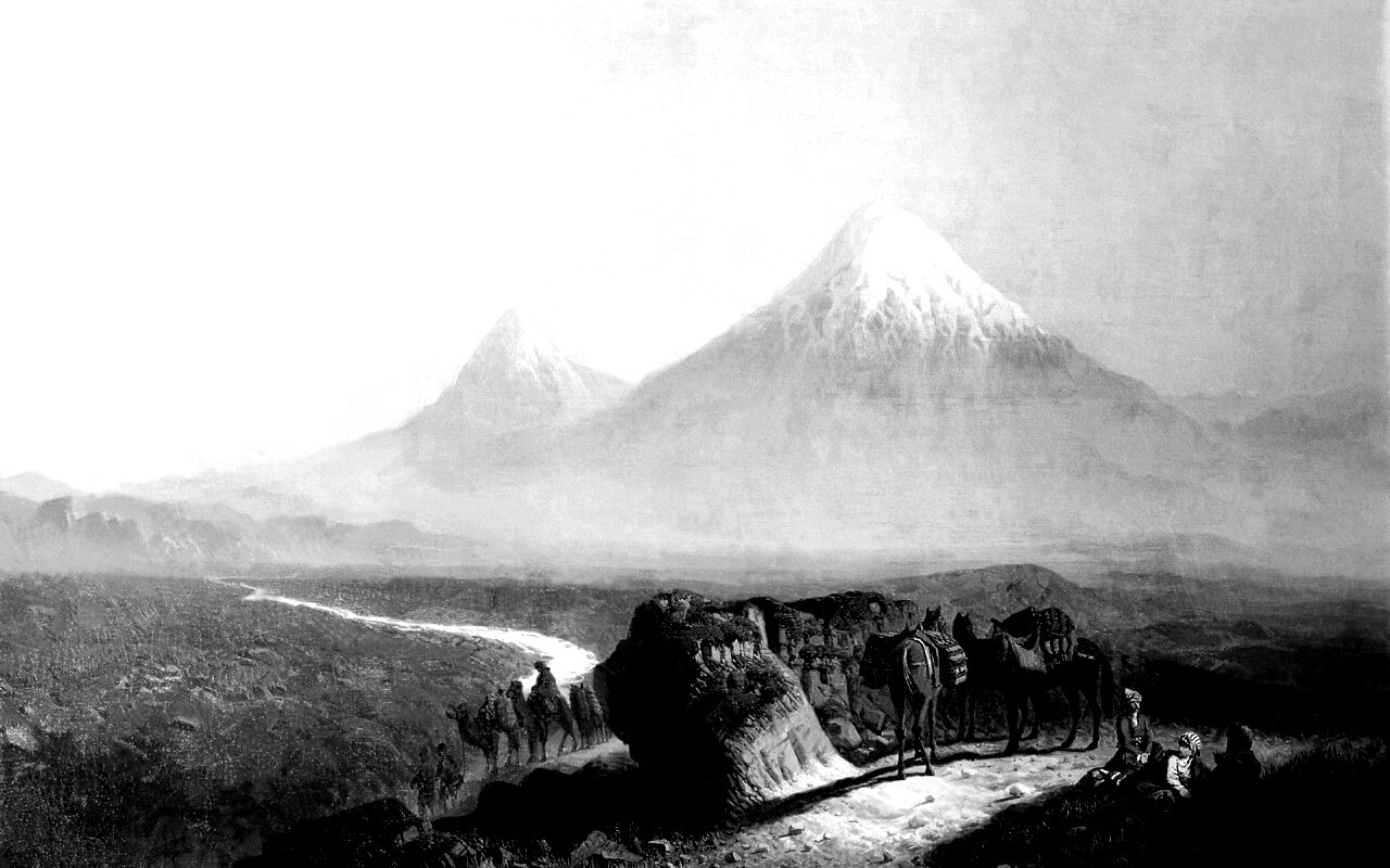 Картина "Вид на Арарат" обои