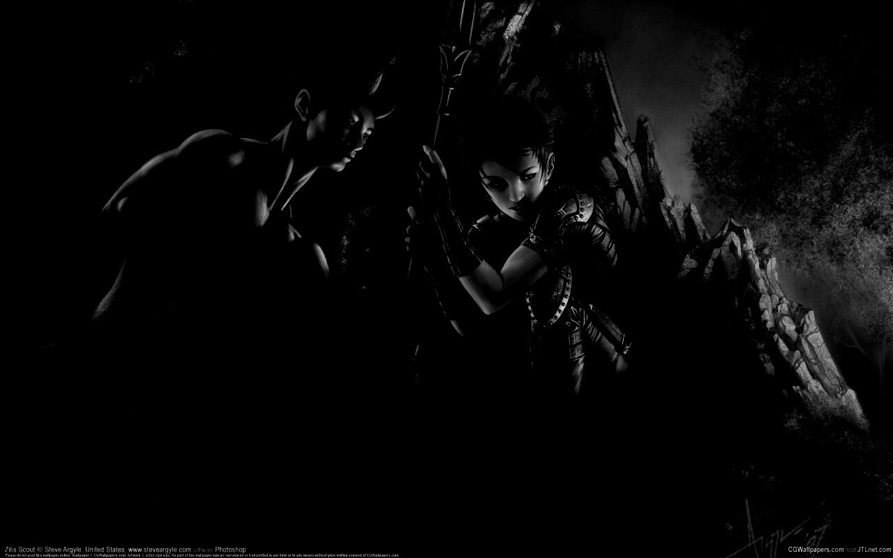 Девушка и сильван обои