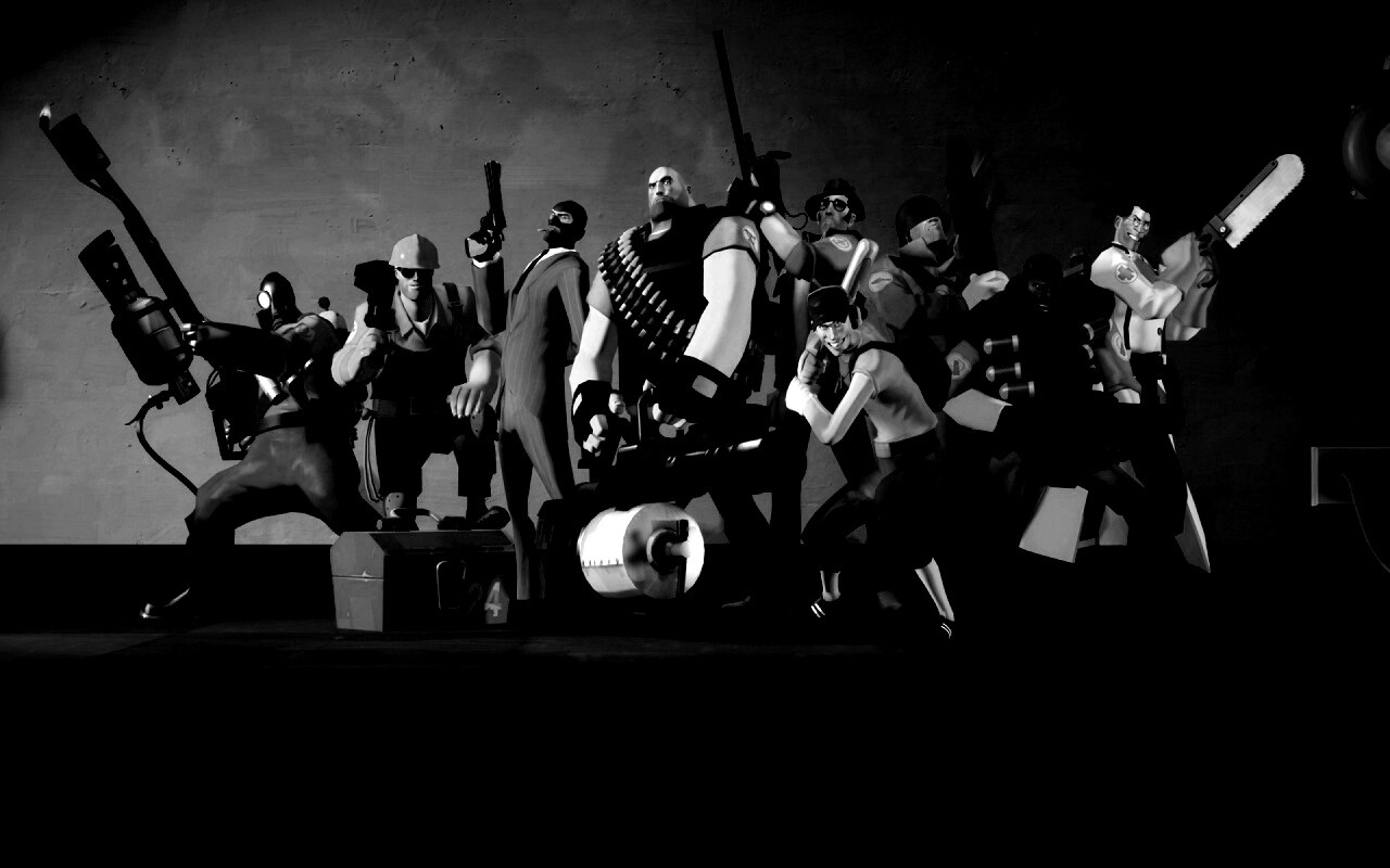 Герои игры Team Fortress 2 обои