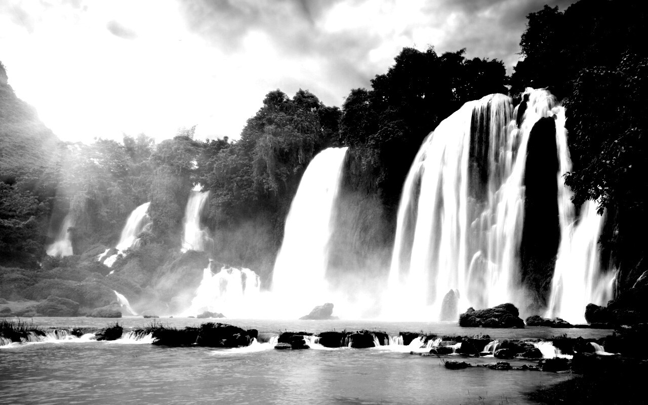 Водопады в джунглях обои