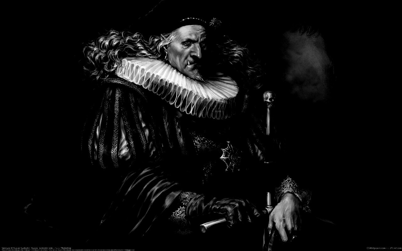 Портрет вампира обои