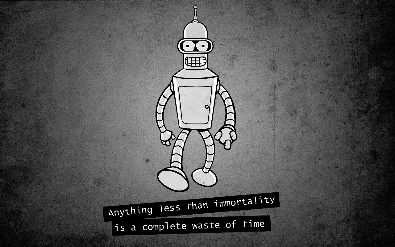 Бендер о смысле жизни обои