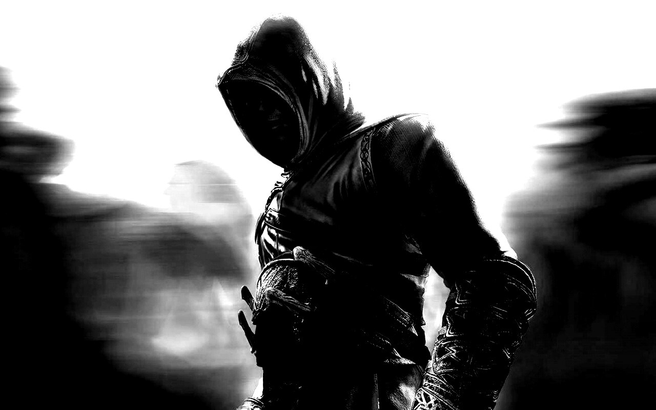 Ассасин в толпе обои