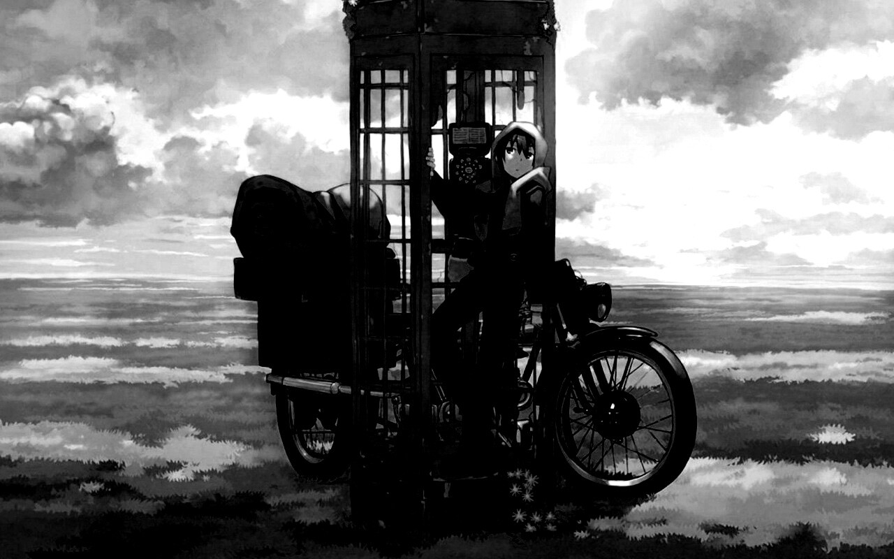 Парень в телефонной будке обои