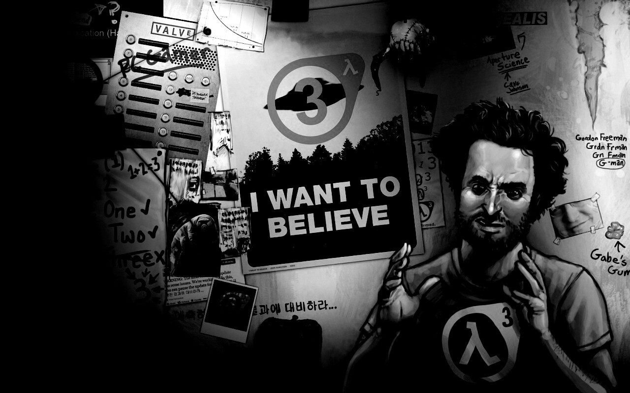 Half Life 3 - I want to believe обои