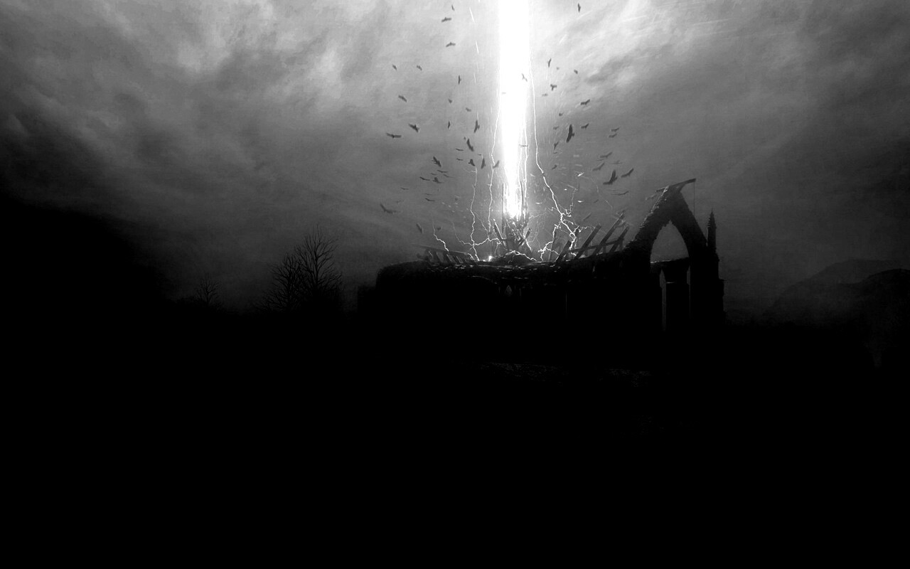 Заброшенный собор обои