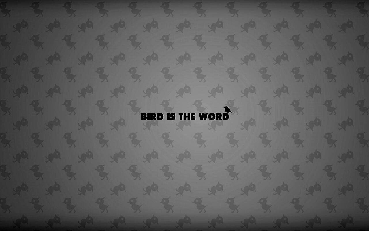 Bird is the word обои