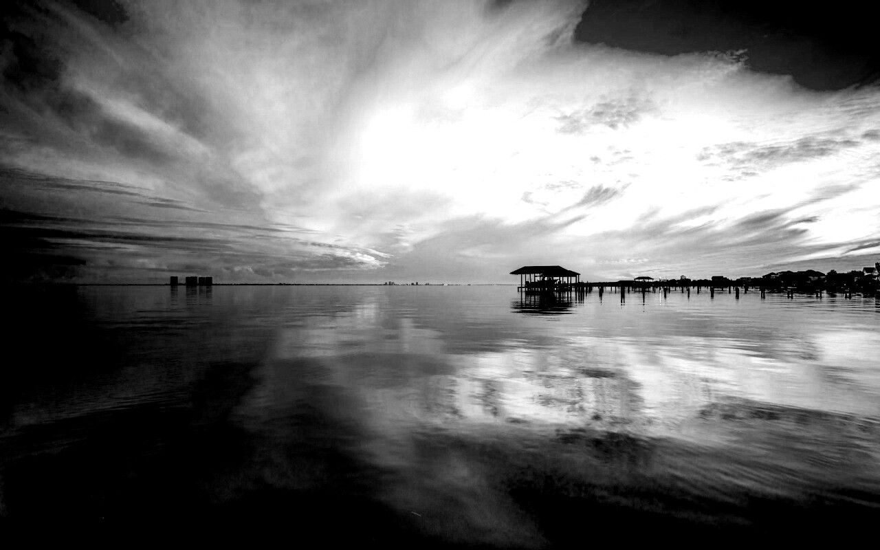 Прекрасный океанский закат обои