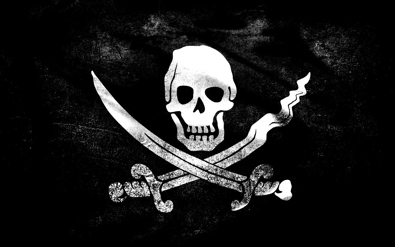 Пиратский флаг обои