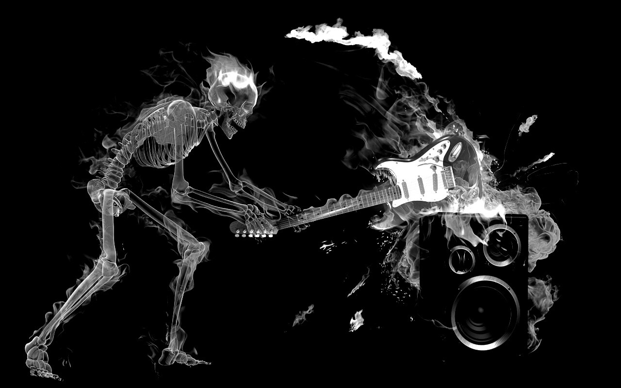 Музыка, пробирающая до костей обои