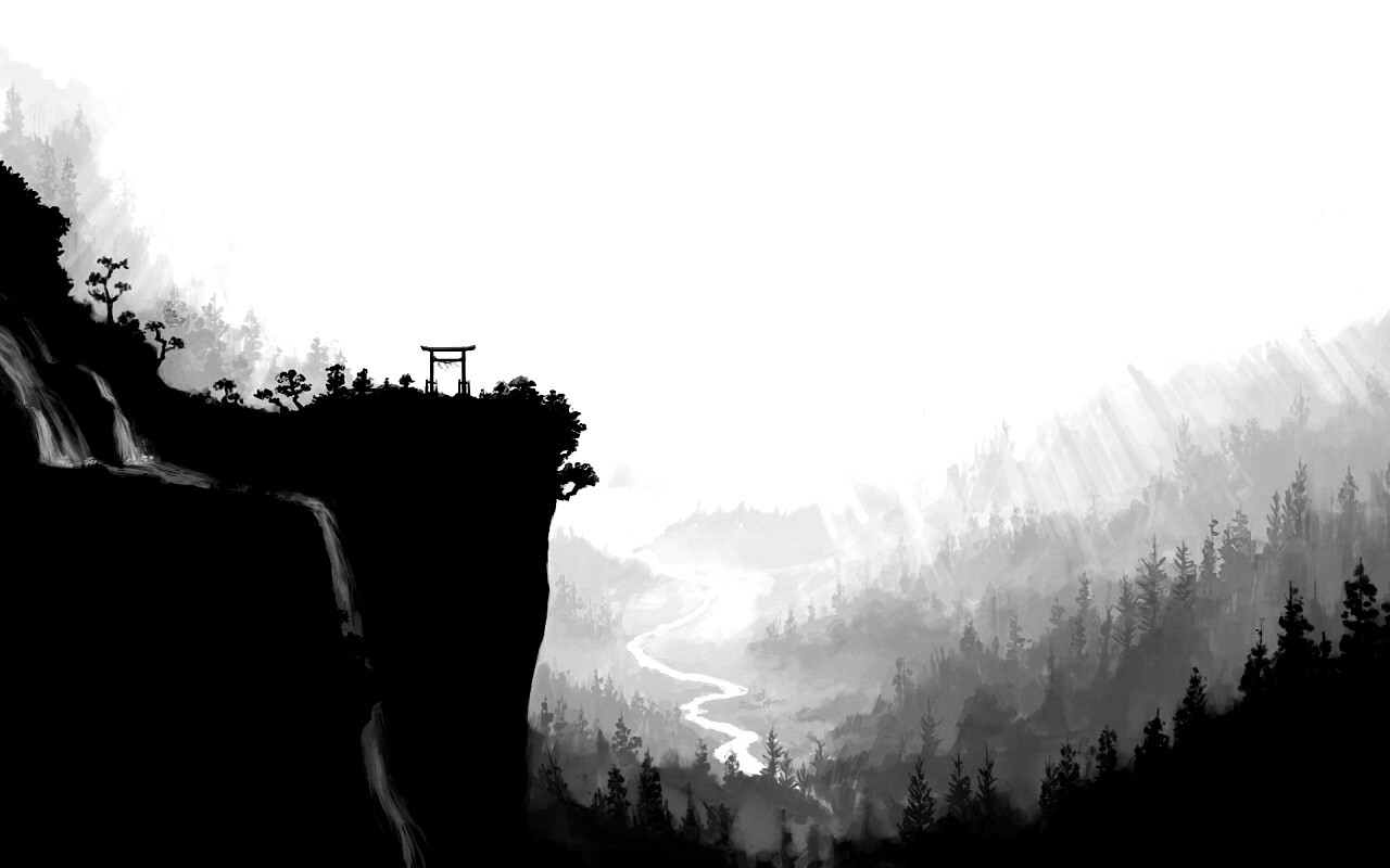 Пейзаж в китае обои