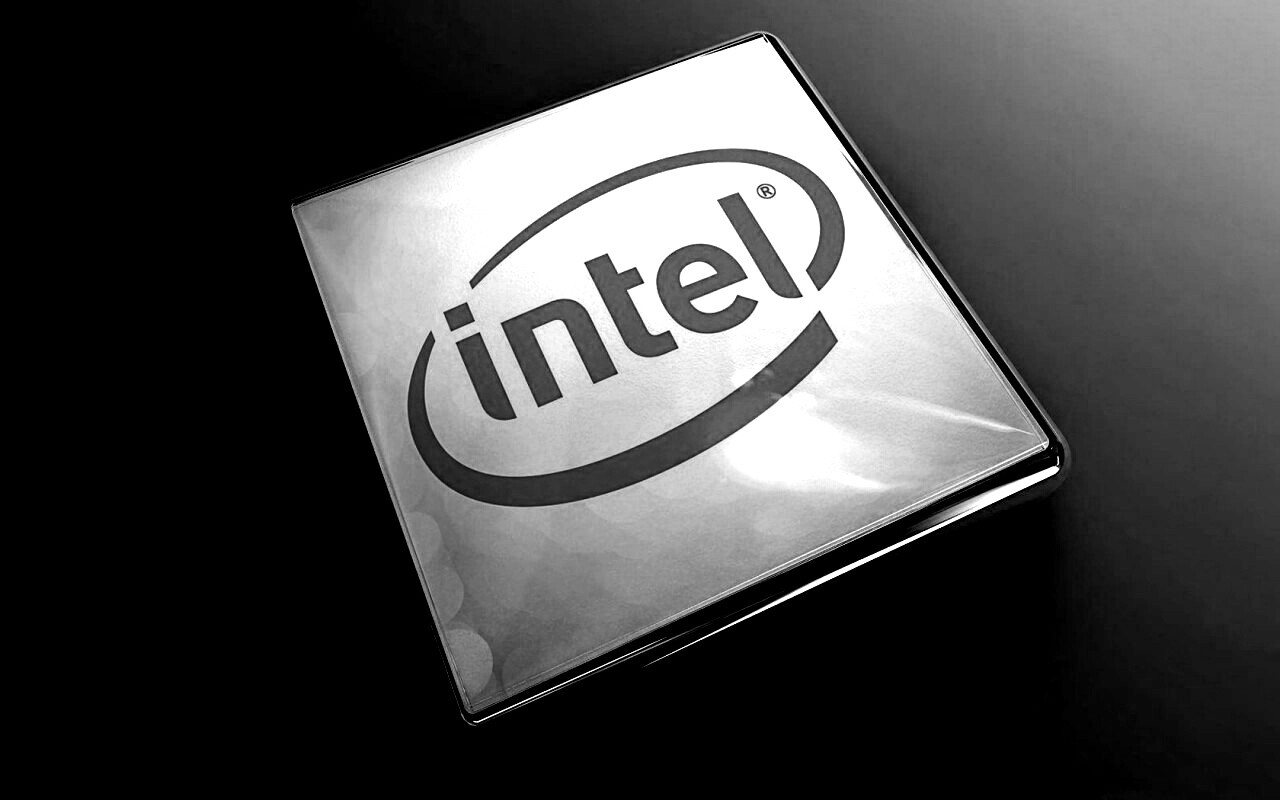 Логотип Intel обои