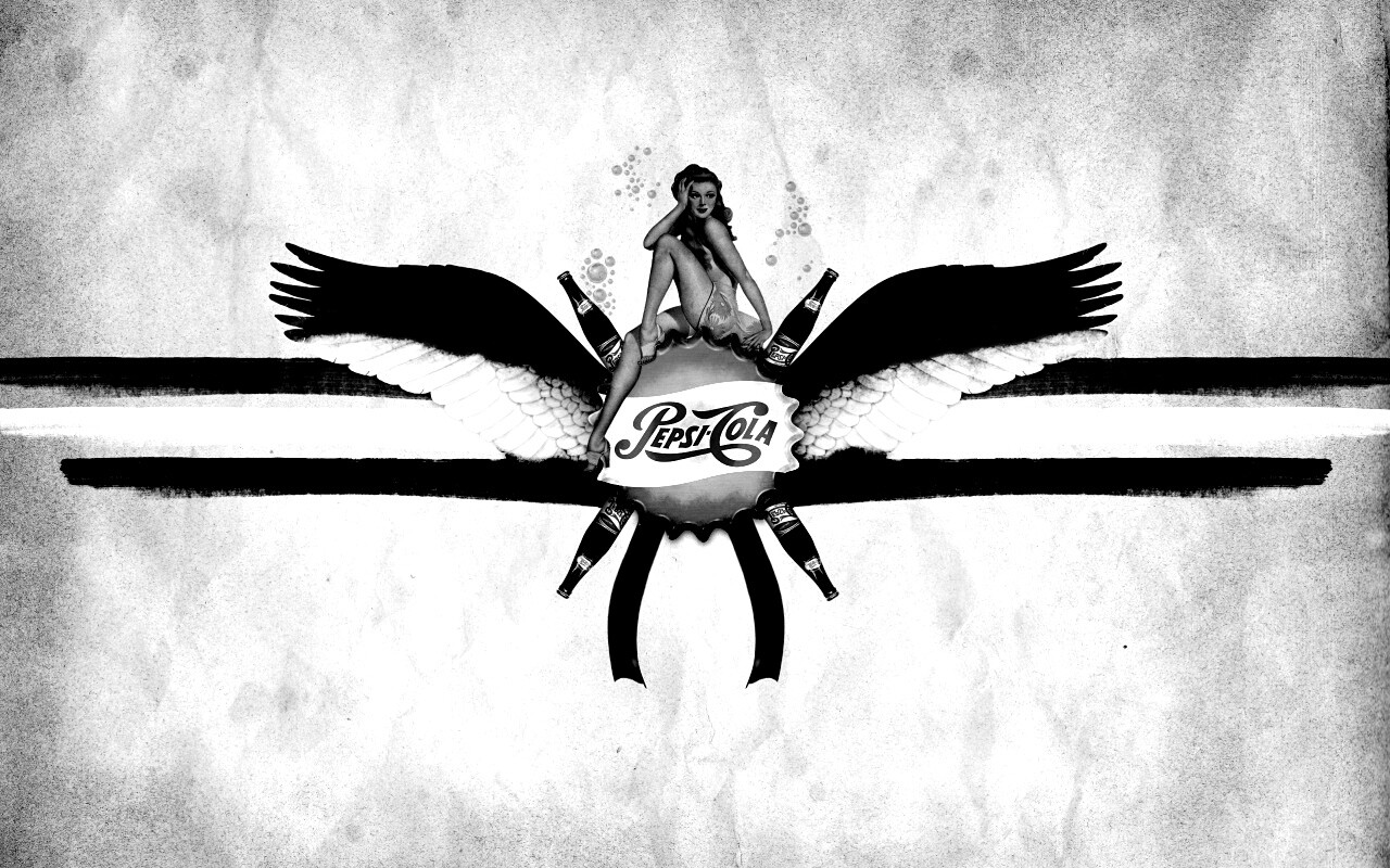 Пепси-Кола в стиле ретро обои