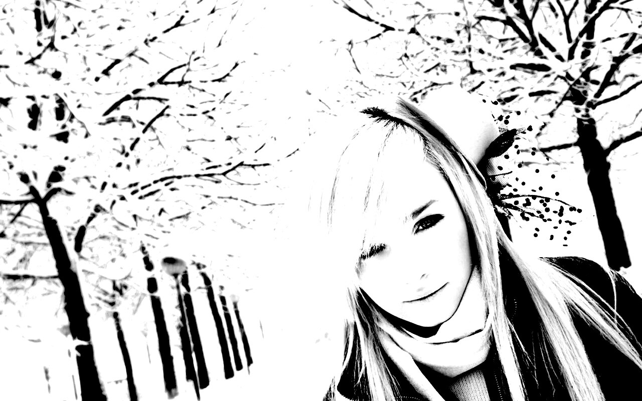 Девушка в белом обои