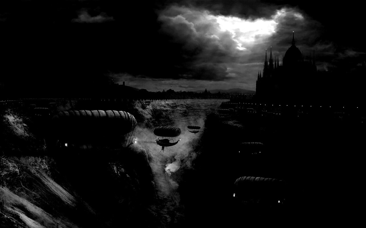 Фентезийный Будапешт обои