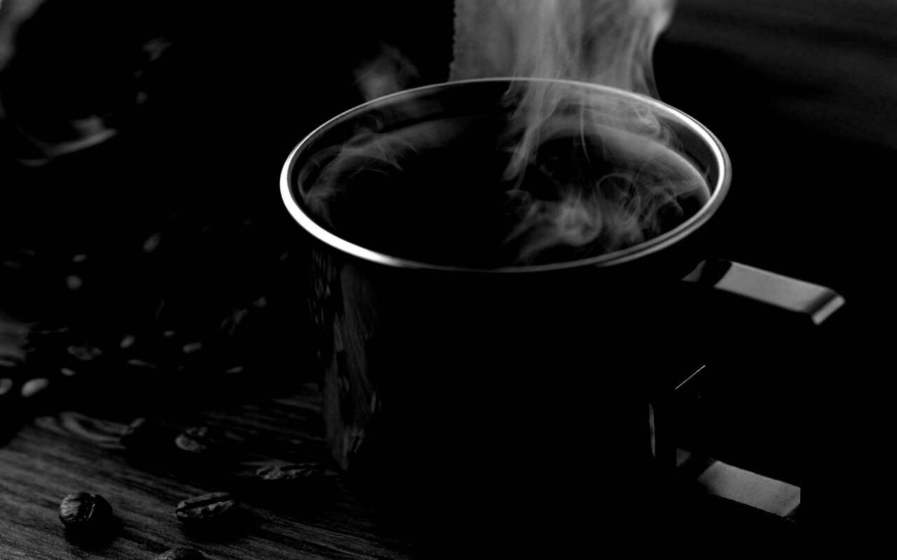 Чашка свежесваренного кофе обои